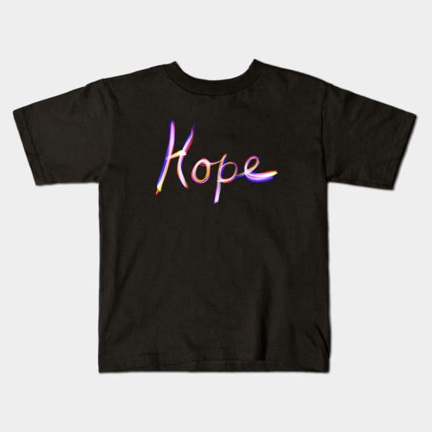 Hope Kids T-Shirt by rand0mity